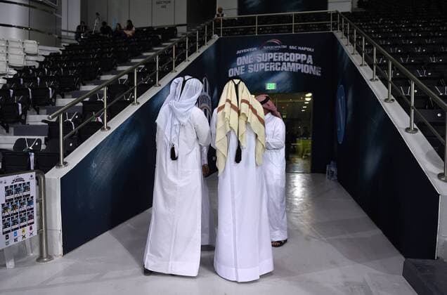 Football, Italy, Supercoppa final in Doha, Juventus Turin - SSC Napoli, pre-match impressions