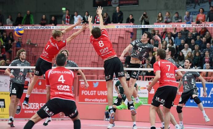 Volleyball, 1. BL, TV Rottenburg - Netzhoppers KW-Bestensee