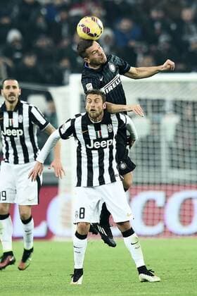 Football, Italy, Serie A, Lukas Podolski's first appearance for Inter Milan