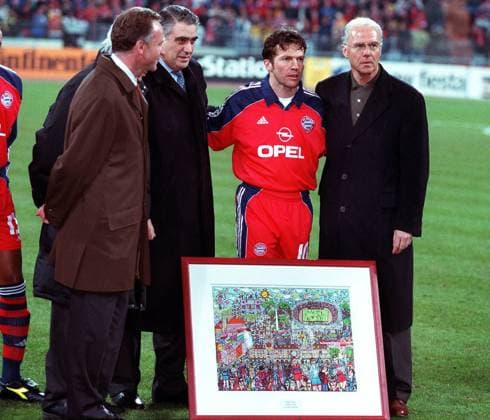 Football, Lothar Matthäus - Last match for FC Bayern Munich, 25th anniversary on 8 March