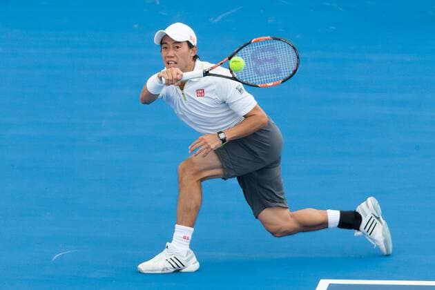 Tennis, ATP, Kooyong Classic in Australia, Kei Nishikori - Jordan Thompson
