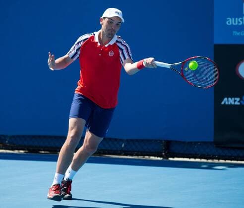 Tennis, Australian Open, Training Andreas Beck and Matthias Bachinger