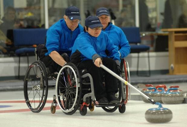 Curling, Wheelchair Championship in Richmond, Canada