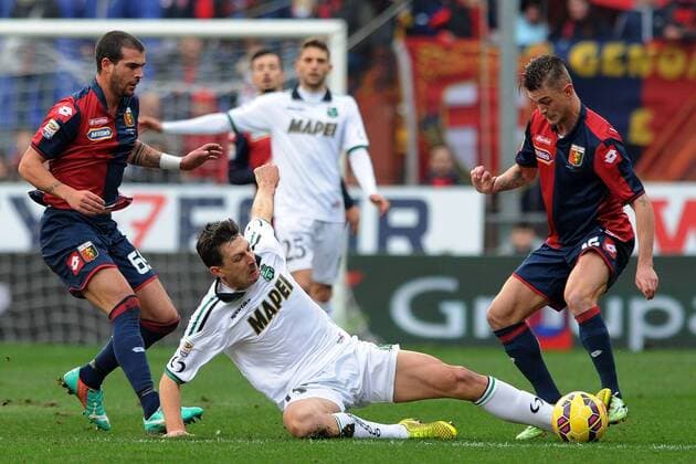 Football, Italy, Serie A, CFC Genoa 1893 - Sassuolo Calcio