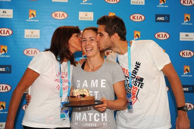 Tennis, Australian Open, Alize Cornet celebrates 25th birthday
