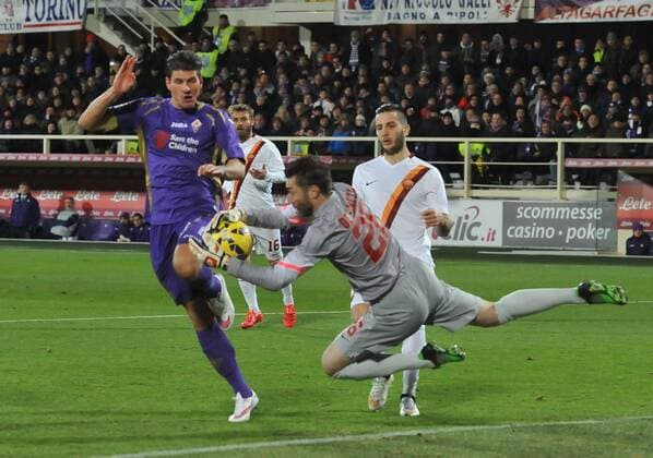 Football, Italy, Serie A, AC Florence - AS Roma