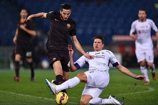Football, Italy, Coppa Italia, AS Roma - AC Florence