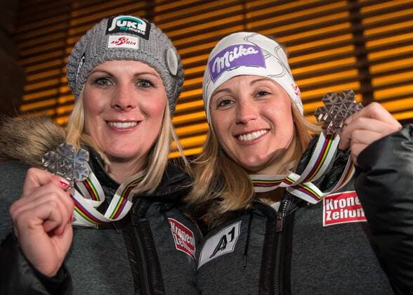 Alpine Skiing, World Championships, Beaver Creek, Ladies' Combined, Award Ceremony and Photocall