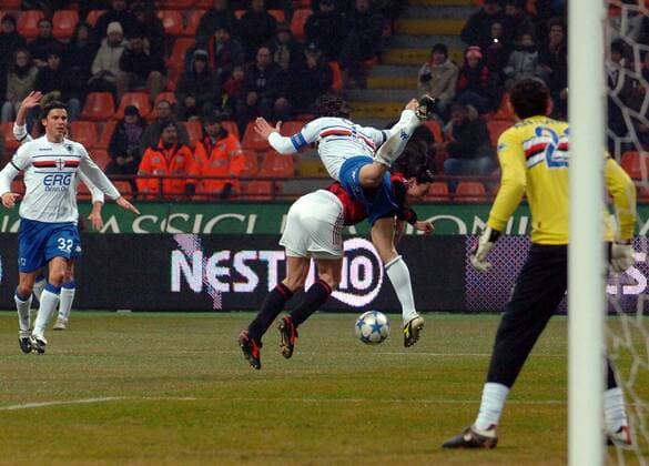Football, Italy, Serie A, AC Milan - Sampdoria Genoa 1:1