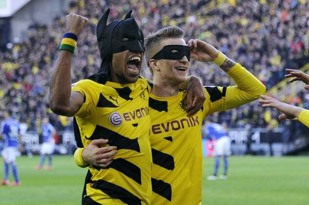 Football preview Revierderby, Batman and Robin Cheers from Aubameyang and Reus in the last meeting