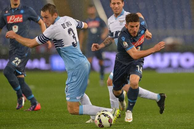 Football, Italy, Coppa Italia, Lazio Roma - SSC Napoli