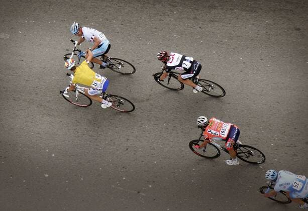 Cycling, Tour de Qatar, 3rd stage, Boonen ahead of Zabel