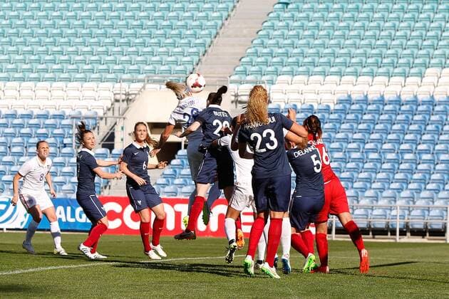 Football, Women, Algarve Cup, Final, France - USA