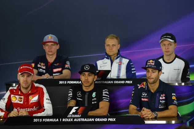 Current Motorsport, Formula 1, Australian GP, Pk with the drivers