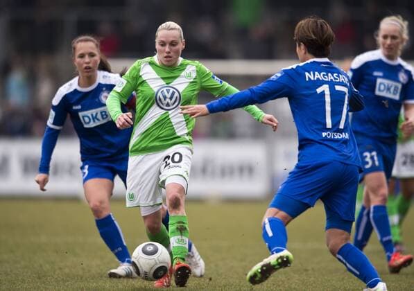 Football, Women 1. BL, Turbine Potsdam - VfL Wolfsburg