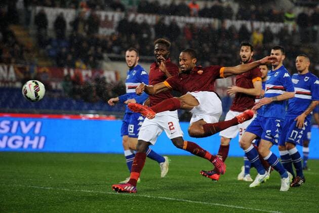 Football, Italy, Serie A, AS Roma - Sampdoria Genoa