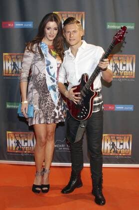 Football, 1. BL, HSV footballers at the premiere of the musical We Will Rock You in Hamburg