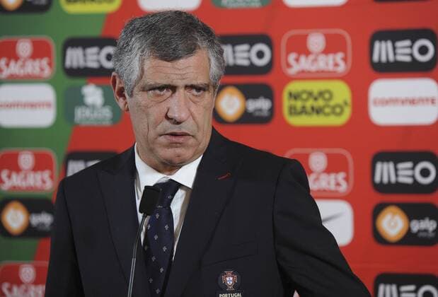 Football, Pk with Portugal's national coach Fernando Santos