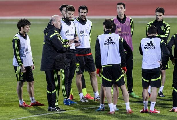 Football, Spain National Team Training
