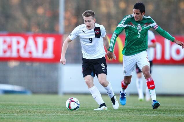 Football, U20 international, Austria - Mexico