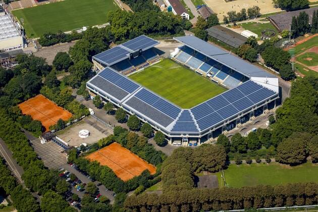 Football, stadium history SV Waldhof Mannheim
