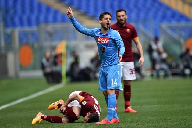 Football, Italy, Serie A, AS Roma - SSC Napoli