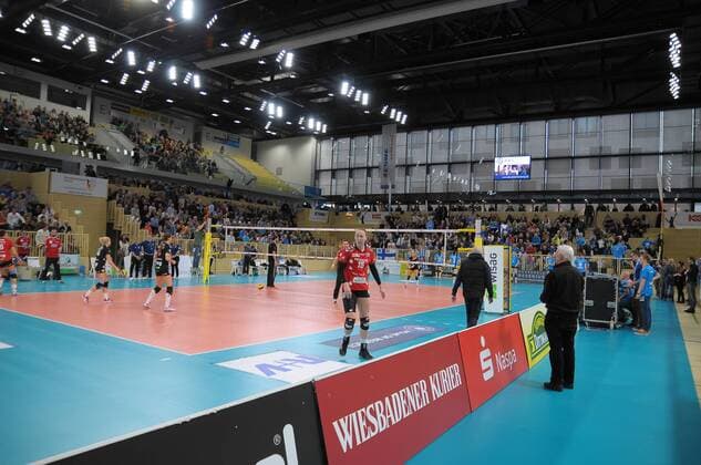 Volleyball, Women, 1. BL VC Wiesbaden - Dresdner SC