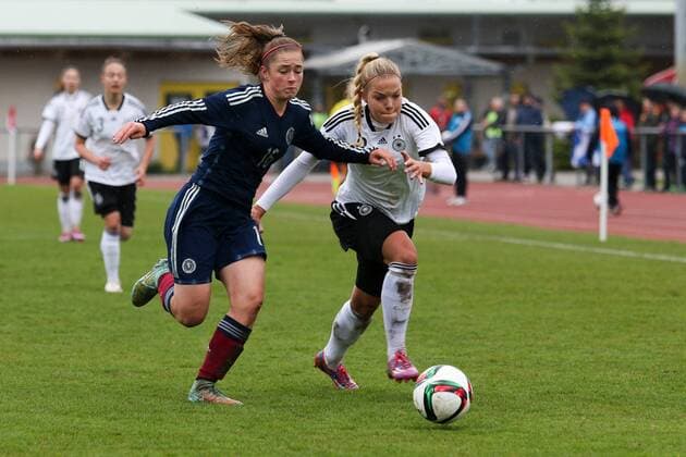 Football, Women, U19 European Championship Qualifier, Germany - Scotland