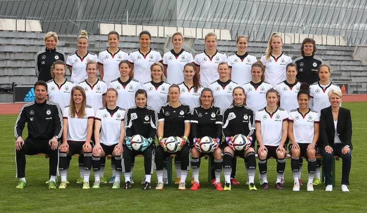 Football, National Team, Ladies, DFB Team Photo