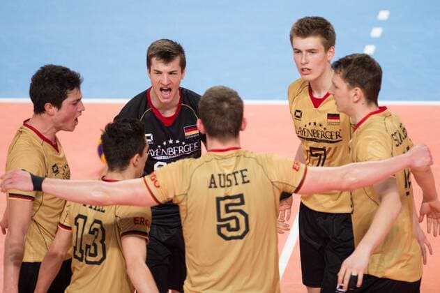 Volleyball, U19 European Championship, Germany - Spain