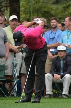 Golf, Masters in Augusta, Training Tiger Woods