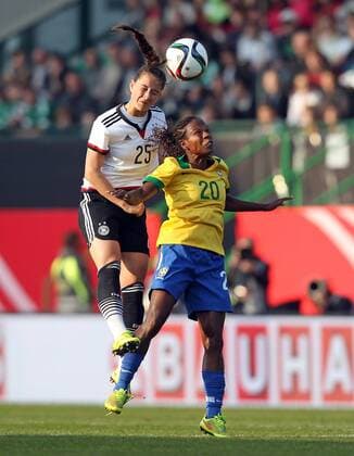 Football, International, Women, Germany - Brazil
