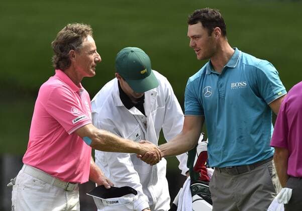 Golf, US Masters, Bernhard Langer and Martin Kaymer
