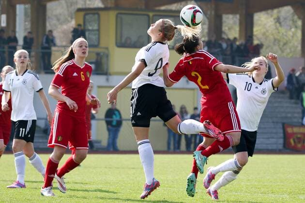 Football, Women, U19 International, Germany - Belgium