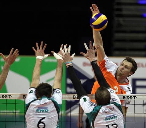 Volleyball, 1. BL Playoffs, BR Volleys - SWD Powervolleys Düren