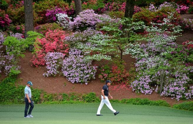 Golf, Masters in Augusta, Round 2