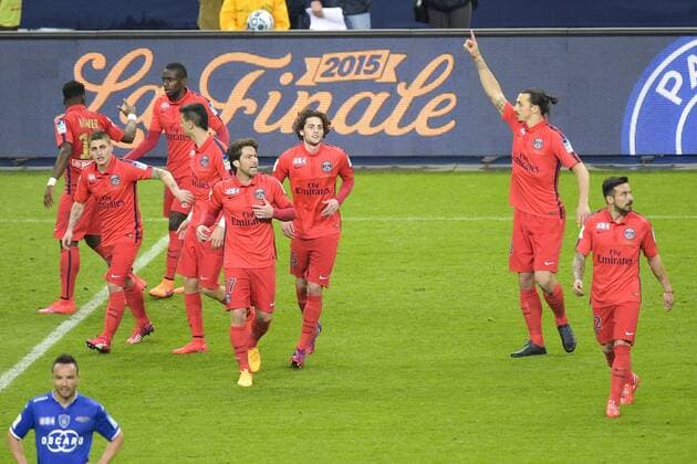 Football, France, League Cup final, Paris St. Germain - SC Bastia