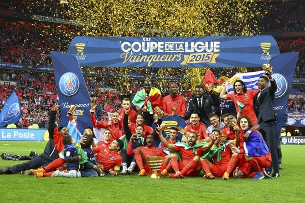 Football, France, Paris St. Germain wins League Cup