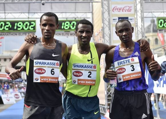 Athletics, Vienna Marathon, Award Ceremony