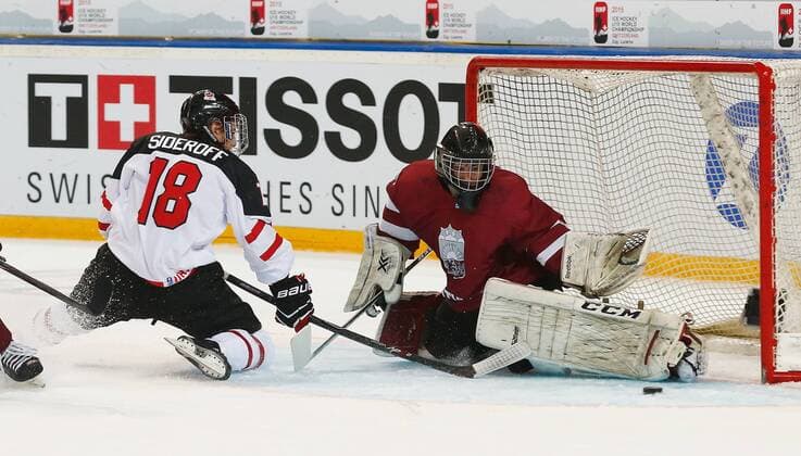Ice Hockey, U18 World Championship, Canada - Latvia