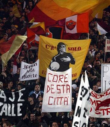 Football, Italy, Serie A, Lazio Roma - AS Roma 0:2