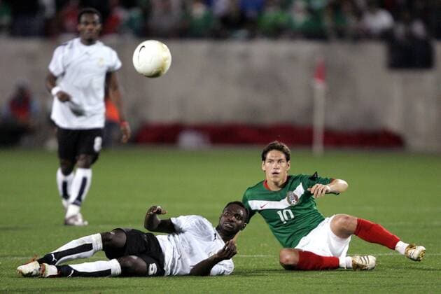 Football, International, Mexico - Ghana 1:0