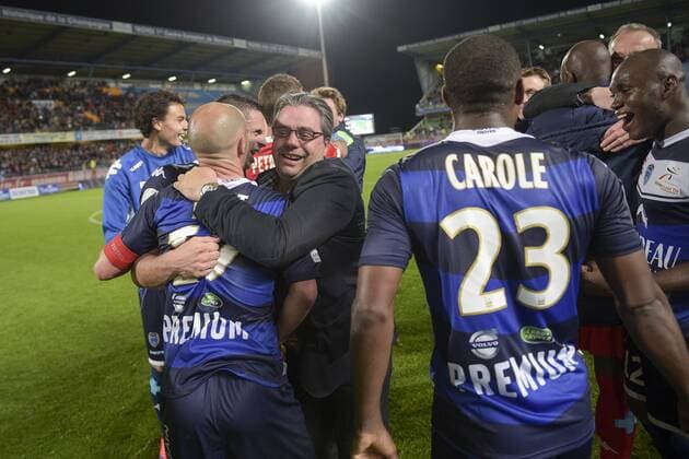 Football, France, ESTAC Troyes celebrate promotion to Ligue 1