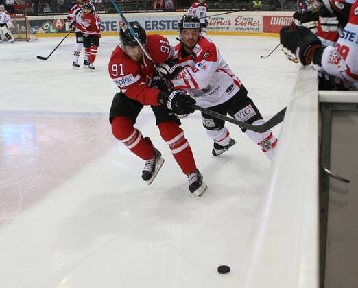 Ice hockey, International match, Austria - Canada