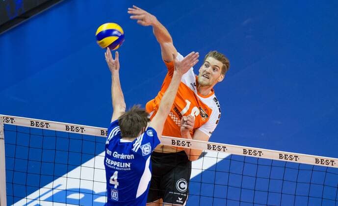 Volleyball, 1. BL, Berlin Recycling Volleys - VfB Friedrichshafen