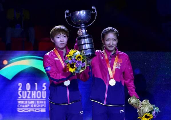 Table Tennis, World Championships in Suzhou, Award Ceremony