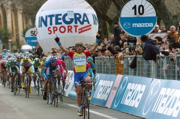 Cycling, ProTour, Tirreno-Adriatico, Paolo Bettini wins the 2nd stage