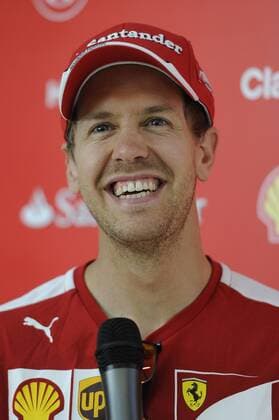 Motorsport, Formula 1, GP Barcelona, Ferrari press event with Sebastian Vettel and Kimi Räikkönen