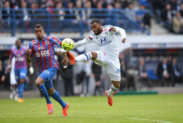 Football, France, SM Caen - Olympique Lyon
