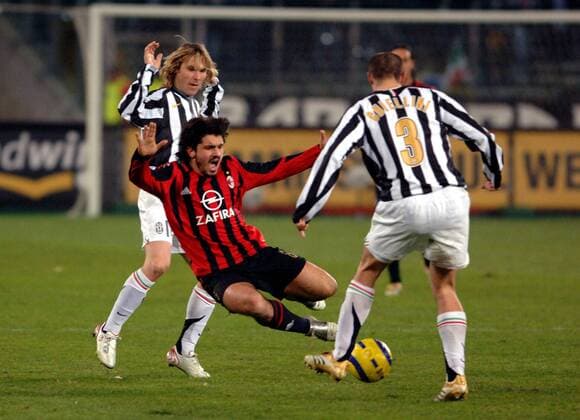 Football, Italy, Serie A, Juventus Turin - AC Milan 0:0